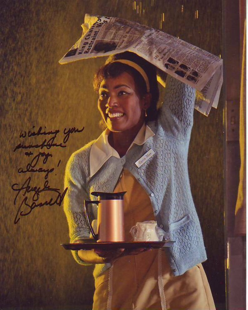 Angela bassett signed autograph the mountaintop camae 8x10 Photo Poster painting great content!