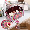 5D DIY Diamond Painting Decorative Storage Box Wood Storage Clutch (Mandala)