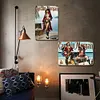 2pcs - Captain Morgan Girl- Vintage Metal  Signs(12*16Inch)-Pin-up-girls