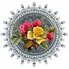 4pcs Diamond Painting -DIY Round Drill Mmandala Bouquet