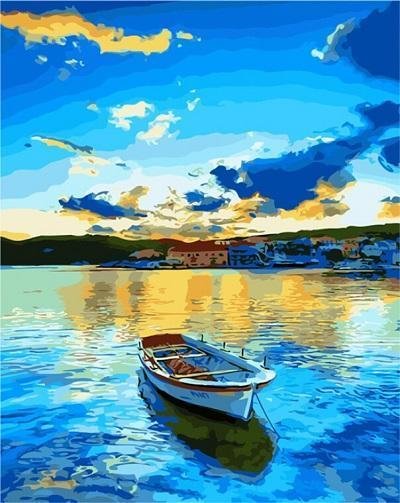 Landscape Boats Paint By Numbers Kits UK For Adult PH9465