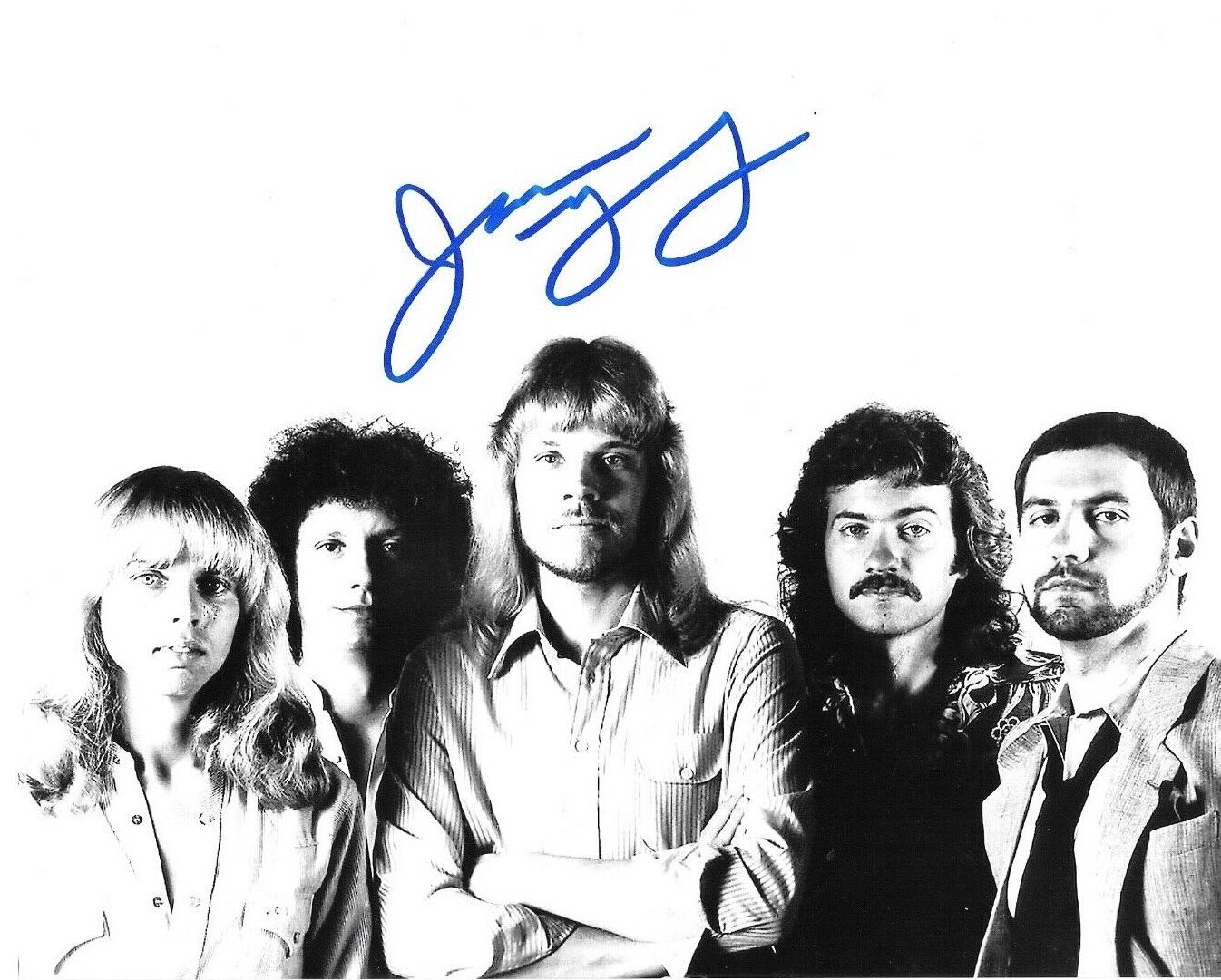 * JAMES JY YOUNG * signed 8x10 Photo Poster painting * STYX * COA * 9