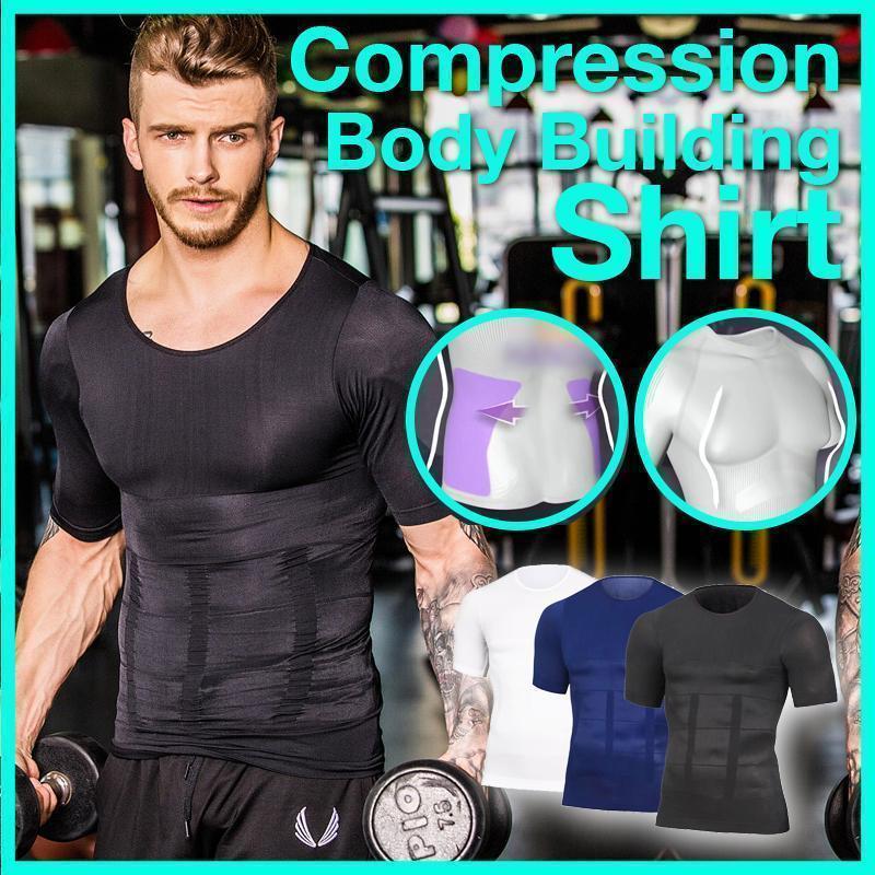 compression shirt before and after