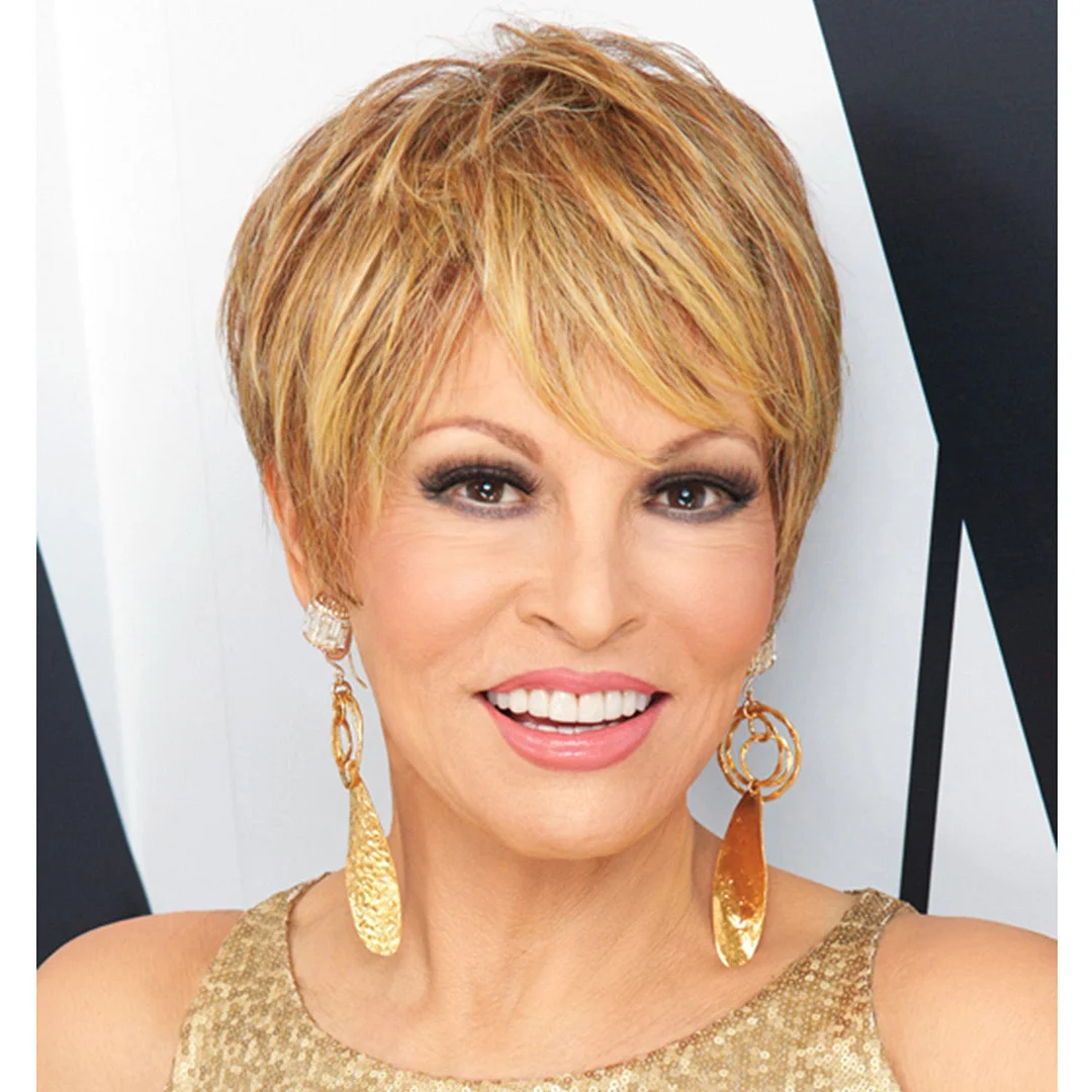 Women's New Fashion Inclined Bangs Short Hair