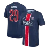 BARCOLA #29 PSG Home Authentic Soccer Jersey 2024/25 &ndash; UCL