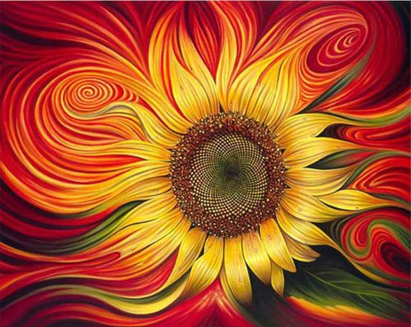

Gorgeous Sunflower – Paint By Numbers - 40*50CM, 501 Original