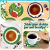 8pcs Christmas Grinch DIY Diamond Painting Wooden Coasters
