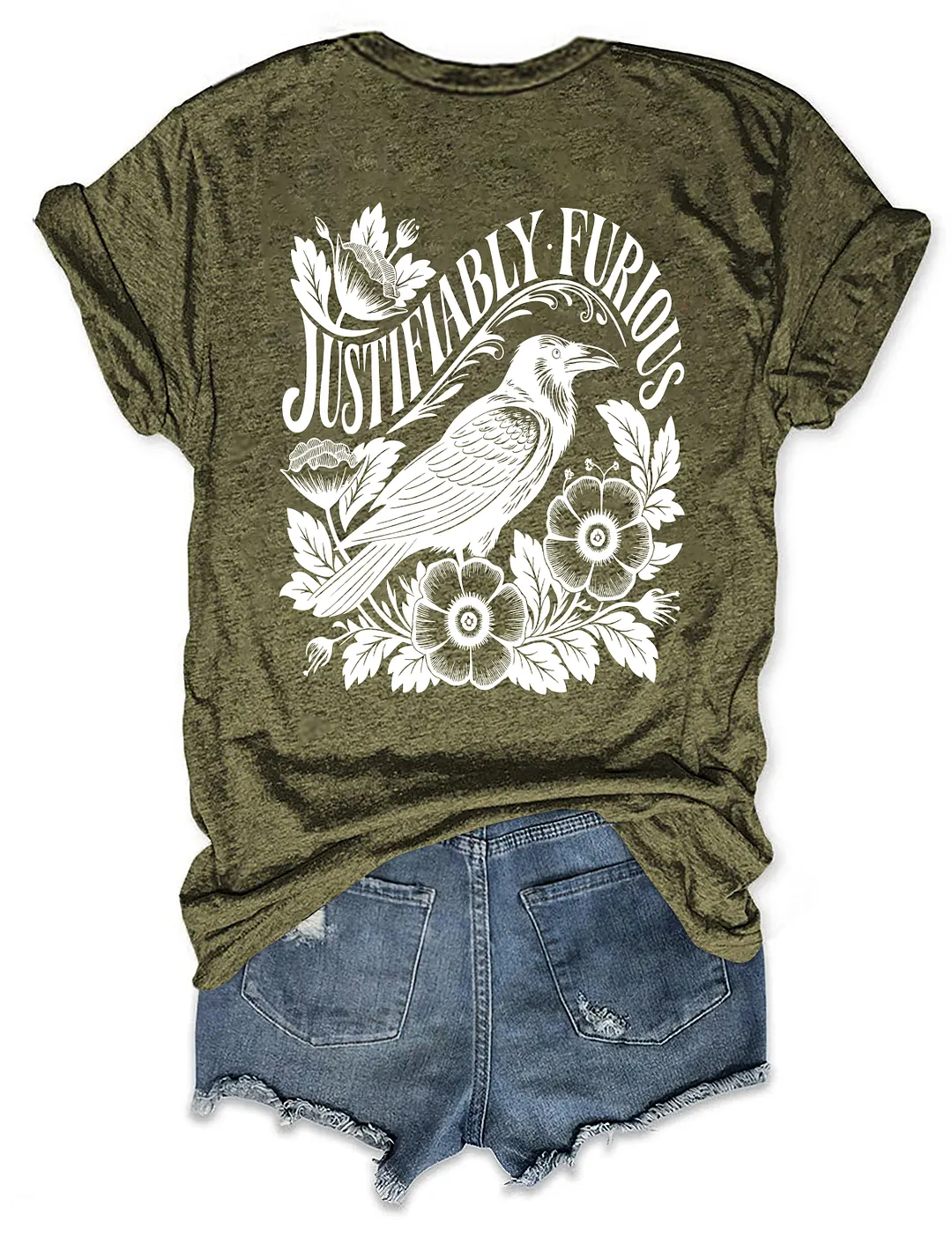 Justifiably Furious Raven T-shirt
