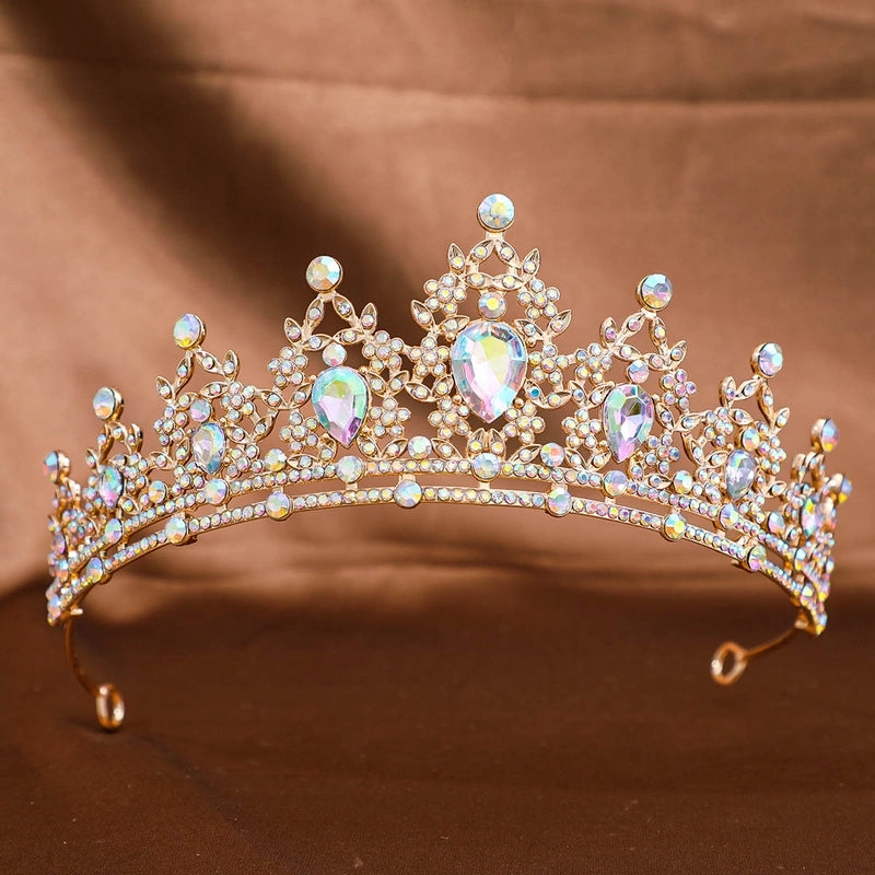 Women’s Elegant Streetwear Crown Alloy Plating Rhinestones Crown