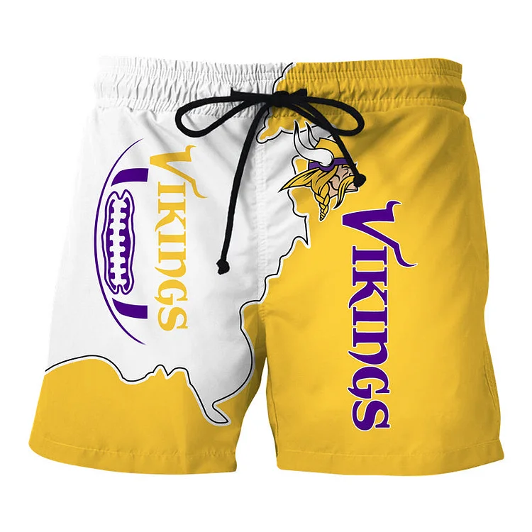 Minnesota Vikings Summer Beach Shorts