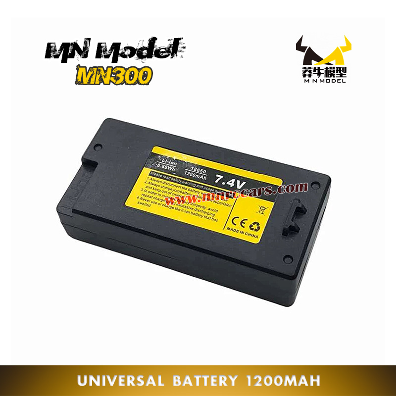 MN Model MN300 RC Crawler Parts 7.4V 1200mAh Battery