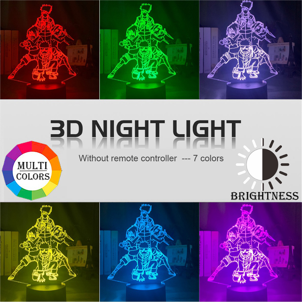 

Anime Figure 3D Led Touch Colorful-3D Night Light, 501 Original