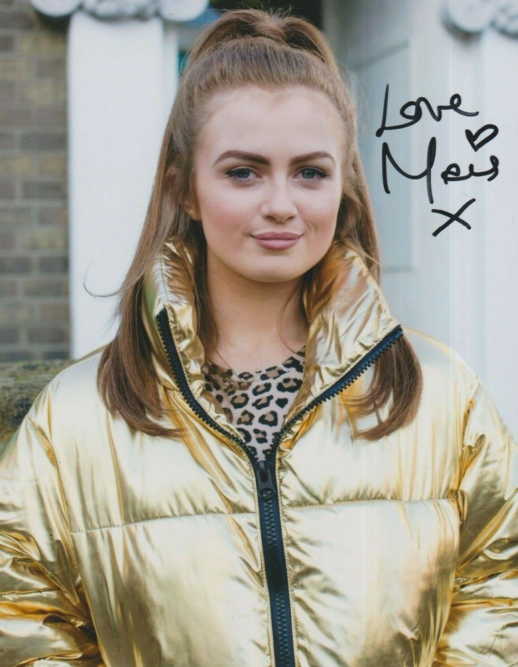 Maisie Smith **HAND SIGNED** 10x8 Photo Poster painting ~ Eastenders (Tiffany Butcher)