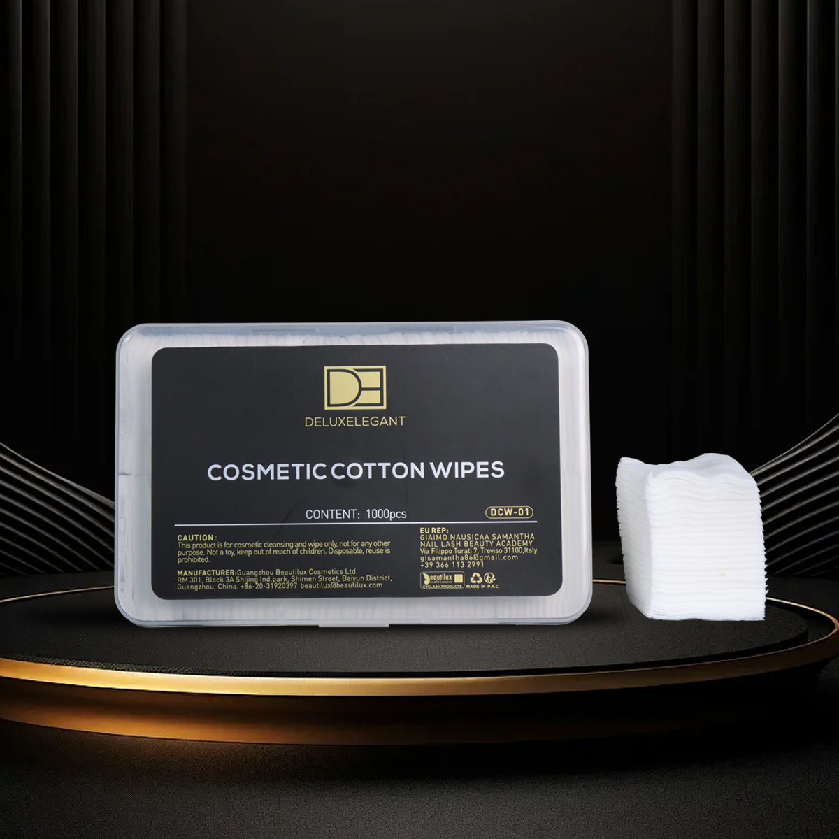 DE® Cosmetic Cleansing Cotton Wipes 1000pcs