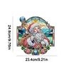 uk.everydayedeals DIY Diamond Painting Hanging Ornament - Santa Claus