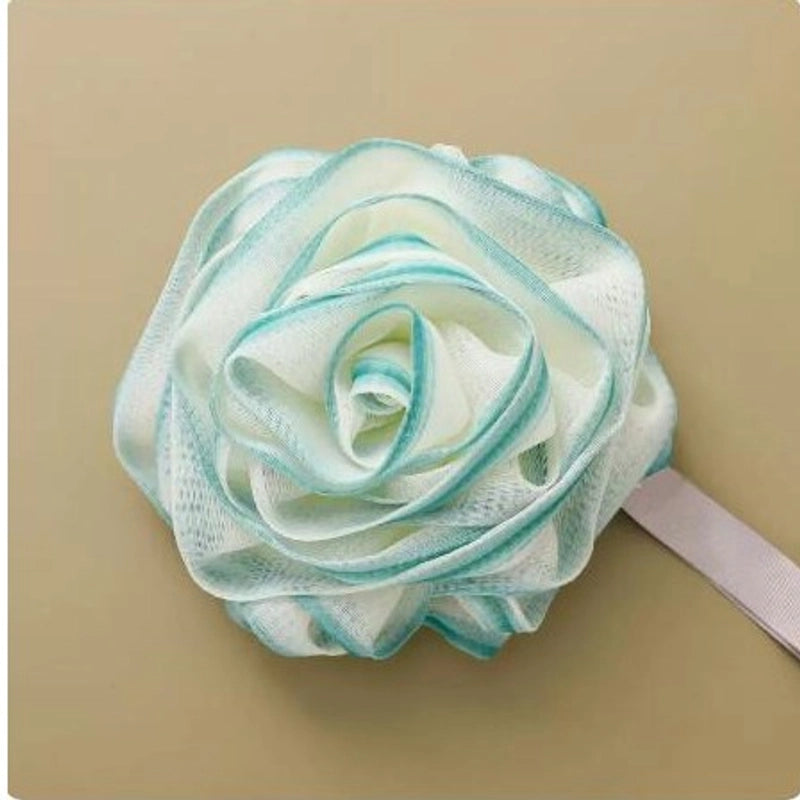 Casual Flower Pe Bath Ball/mesh Sponge