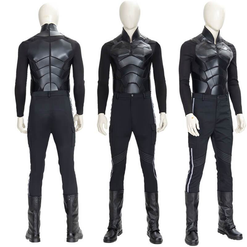 Justice League Batman Cosplay Costumes Suit Halloween Cloak Bruce Wayne Outfits