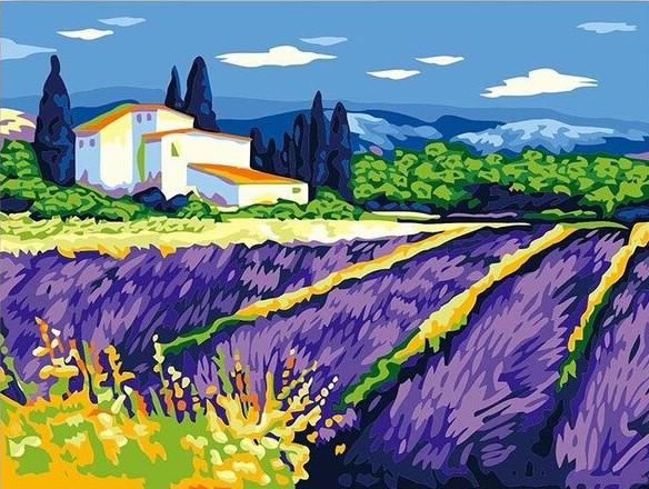 

Lavender Field – Paint By Numbers - 40*50CM, 501 Original