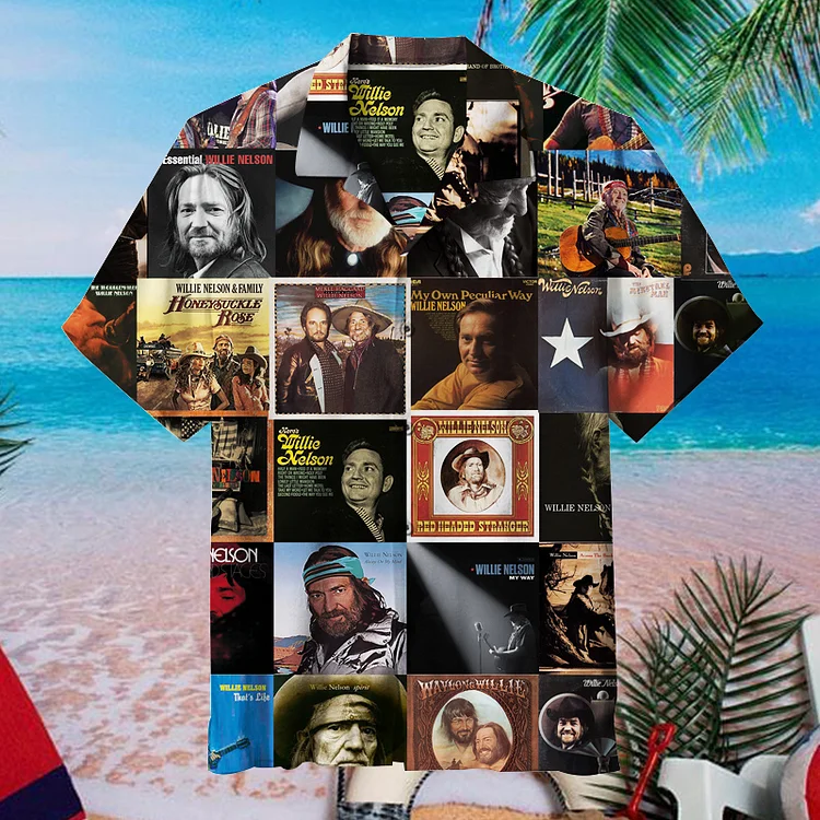 Willie Hugh Nelson |Unisex Hawaiian Shirt