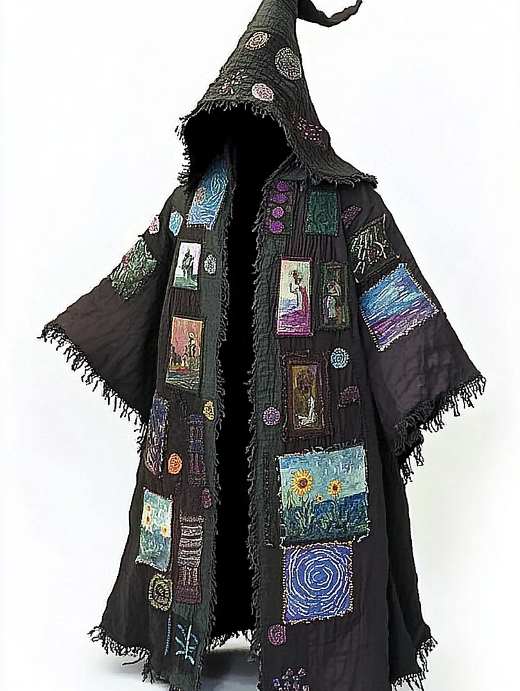 Oil painting wizard cape 6d36