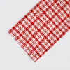 Plaid Knitting Gift Package Flower Wrapping Fabric
