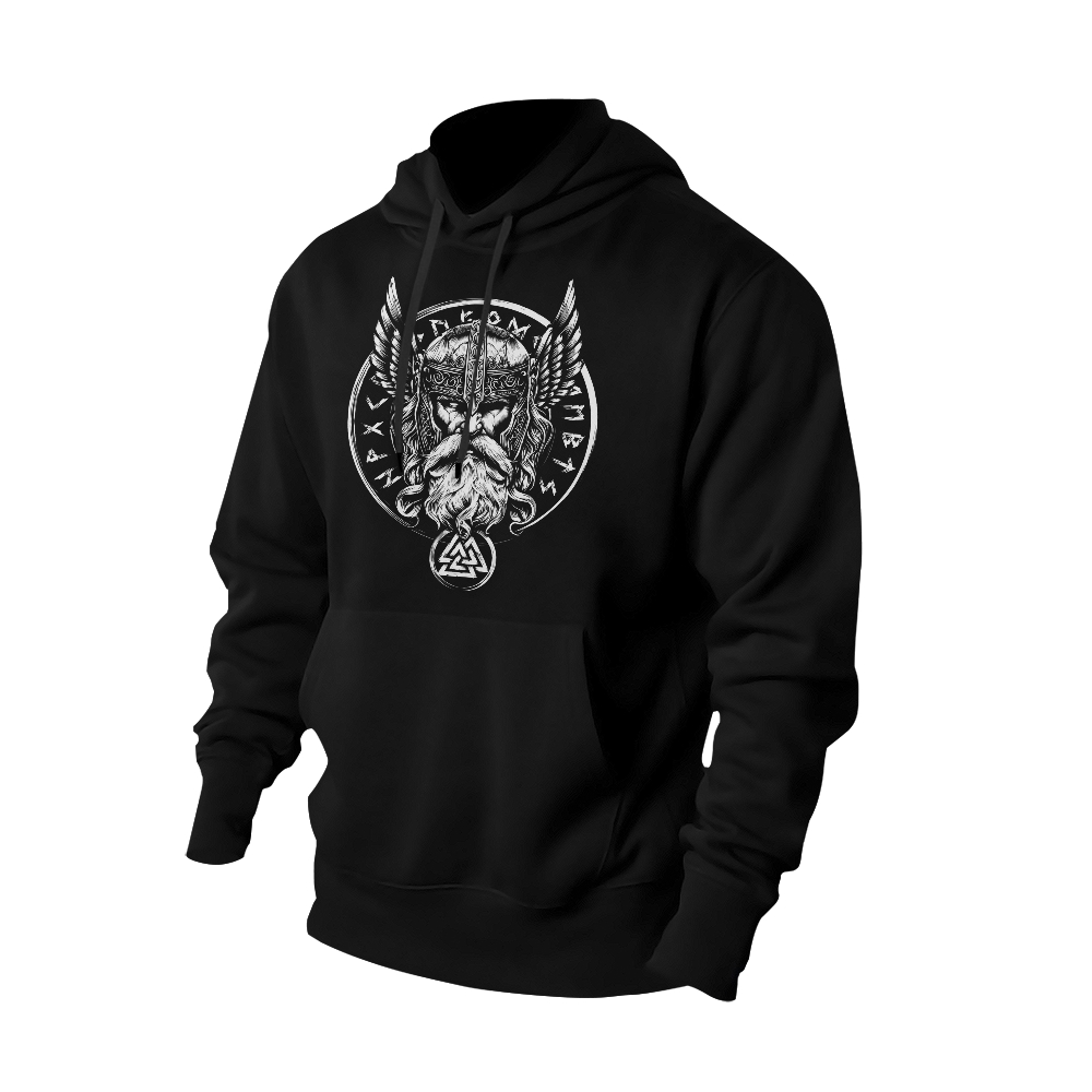 Odin's Wisdom and Valor - Norse Legend hoodies
