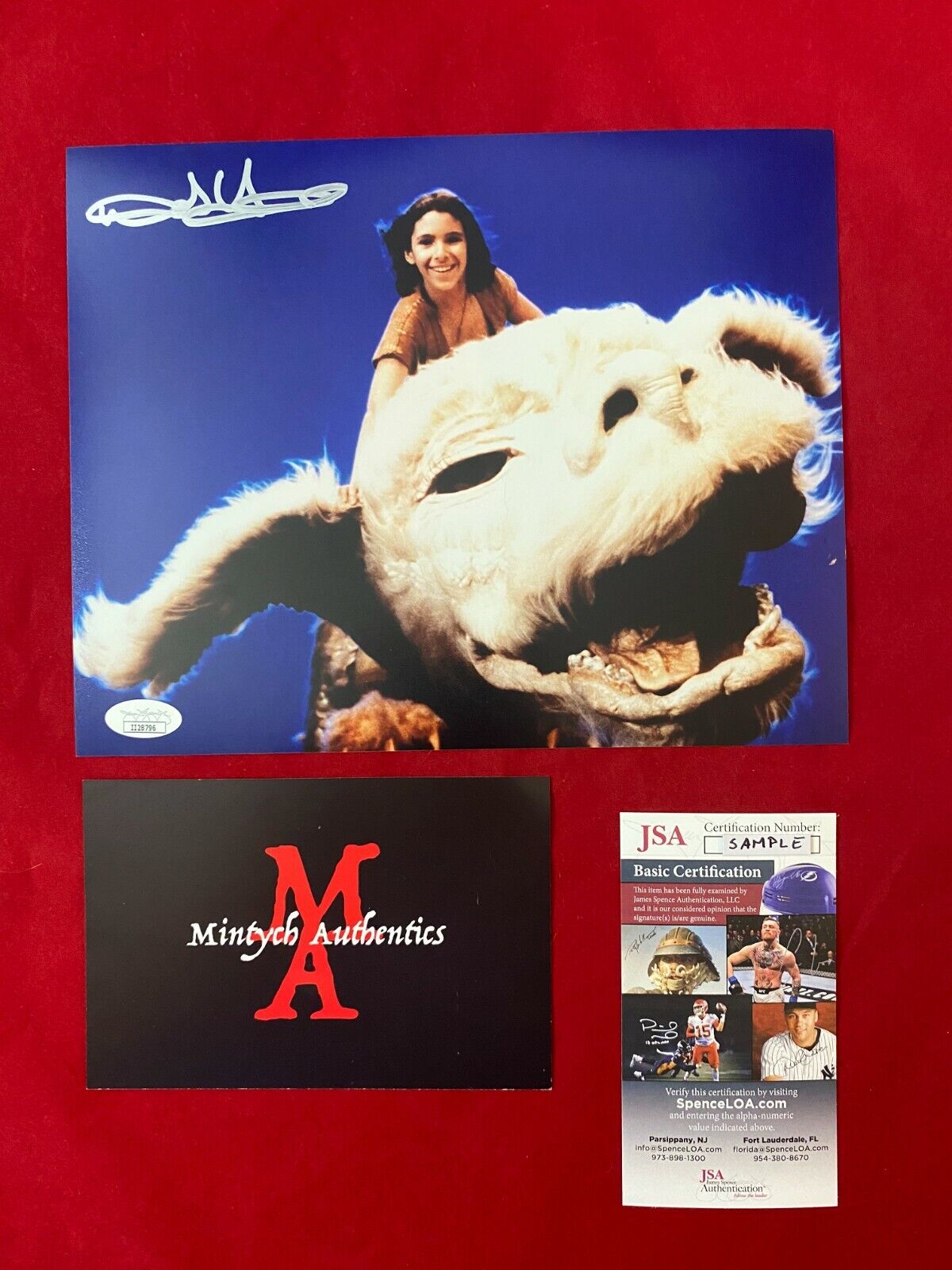 NOAH HATHAWAY AUTOGRAPHED SIGNED 8x10 Photo Poster painting! THE NEVERENDING STORY! JSA COA!