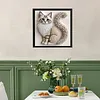 Cat-Partial Special Shaped Diamond Painting 30*30CM