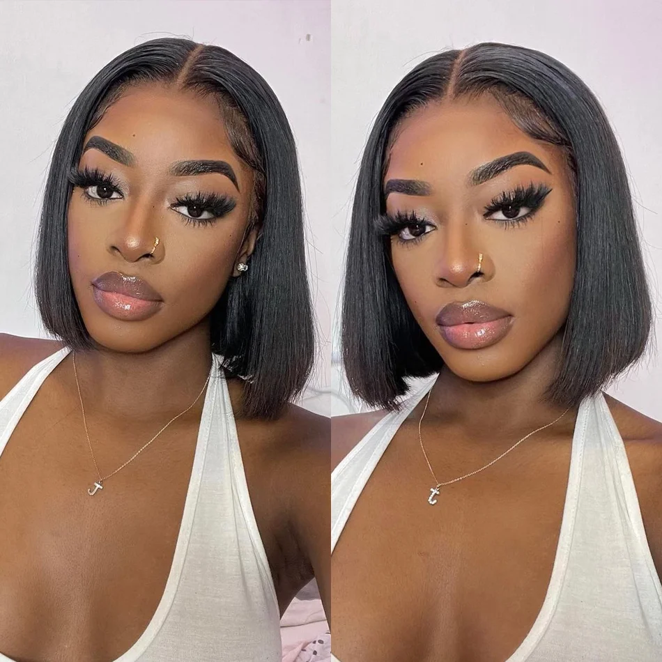 Short Cut Bob Wigs Brazilian Lace Hair ELCNEPAL