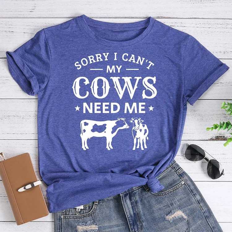 PSL - My cows need me T-Shirt Tee -04876