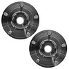 TRQ Front Wheel Hub Bearings Assembly Set Driver & Passenger Side Compatible with 2009-2020 Dodge Journey