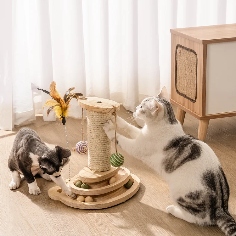 Cat Sisal Scratcher Toy | Robotime Online