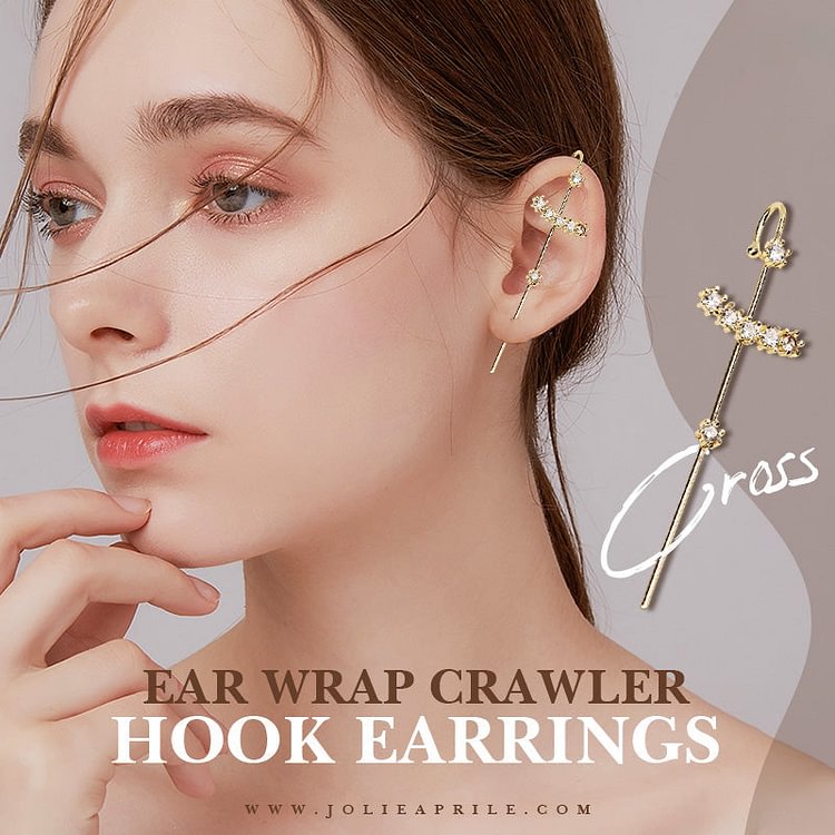 Jolieaprile ✨Year-end Promotion✨ Ear Wrap Crawler Hook Earrings(USA Shipping Link)