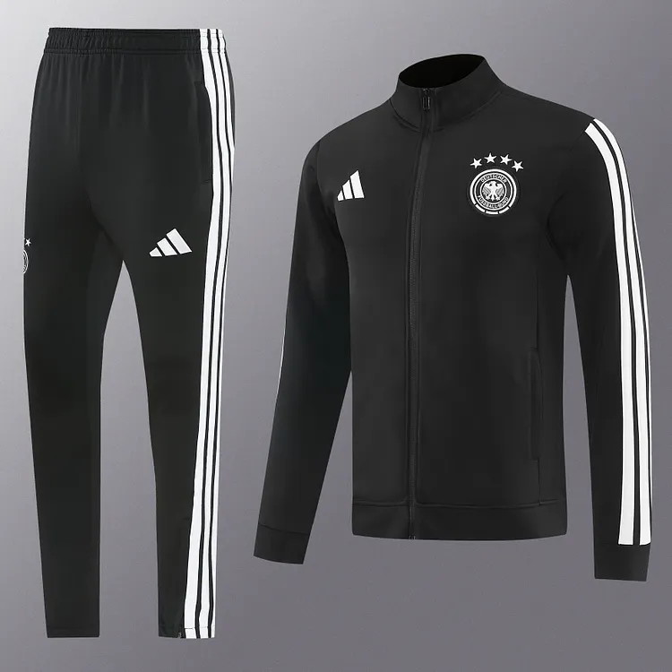Germany 2026 World Cup Black Tracksuit【Jacket + Pants】1:1 Thai Quality