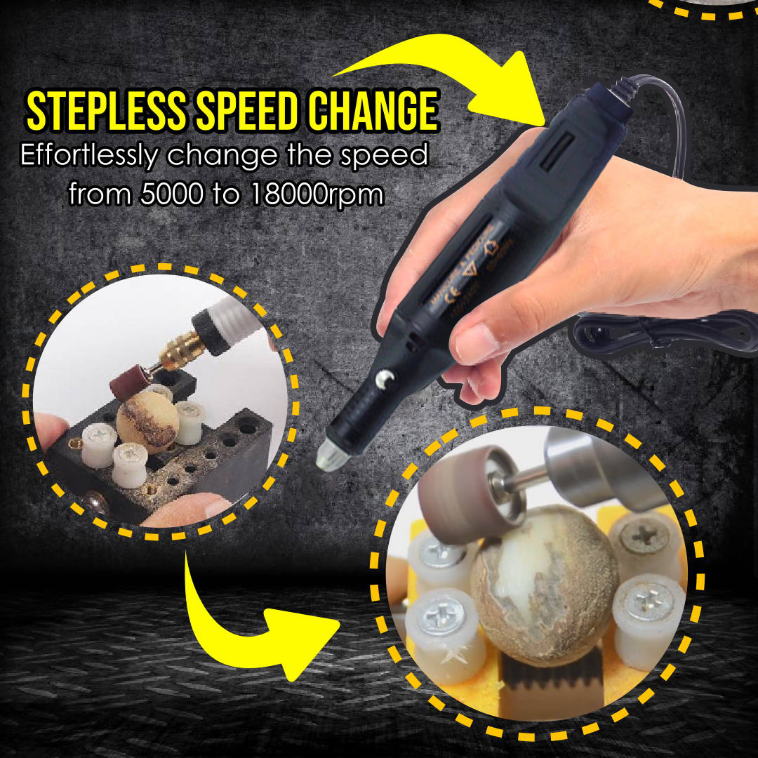 ELECTRIC MINI GRINDER & CARVING TOOL KIT