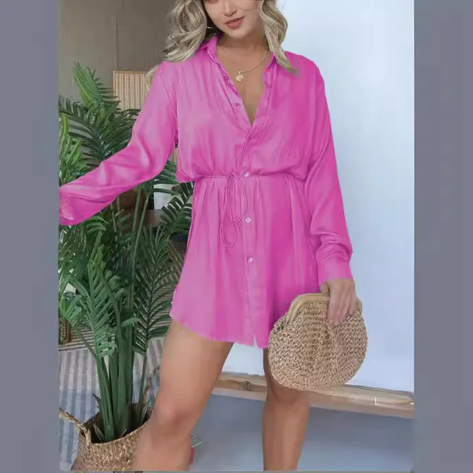 Brownm Brownm Women's Clothing In Autumn 2025 Fashion Solid Color Long-Sleeved Shirt