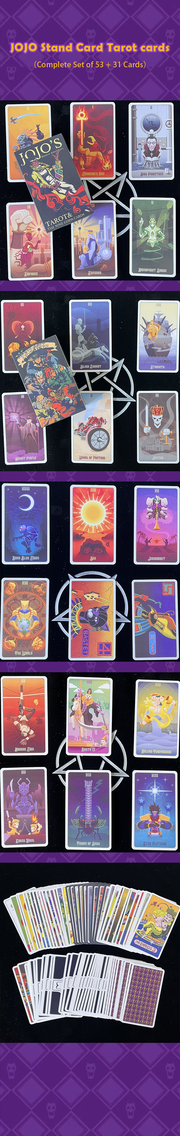 JOJO Stand Card Tarot cards