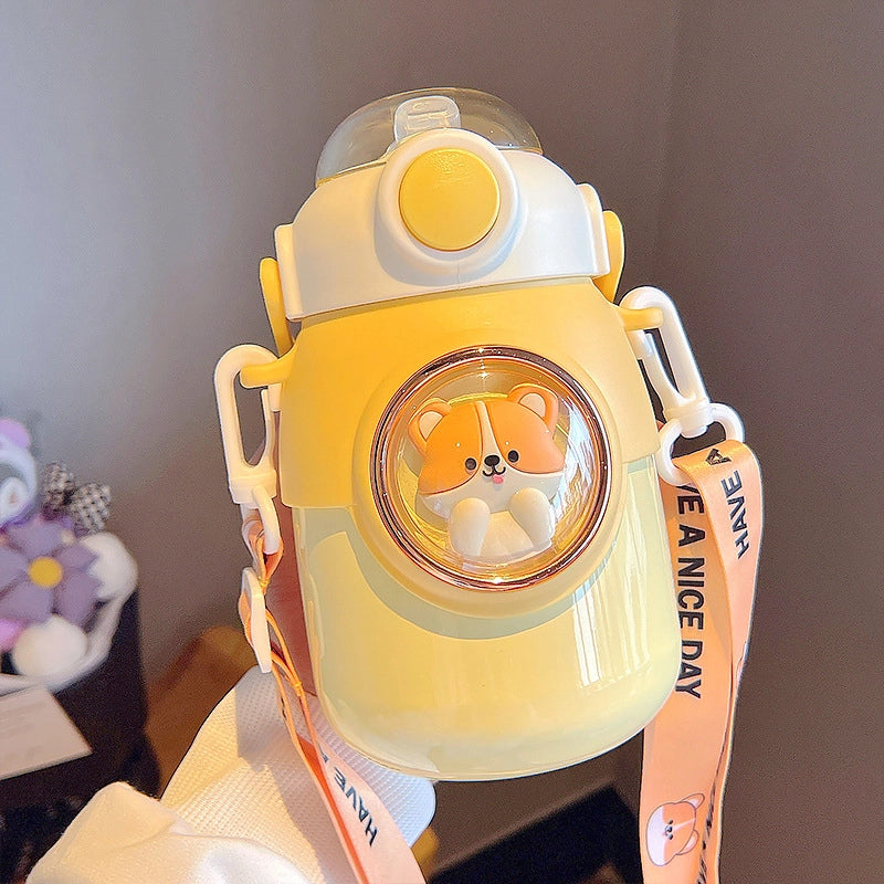 Cute Solid Color Stainless Steel Thermos Cup 1 Piece