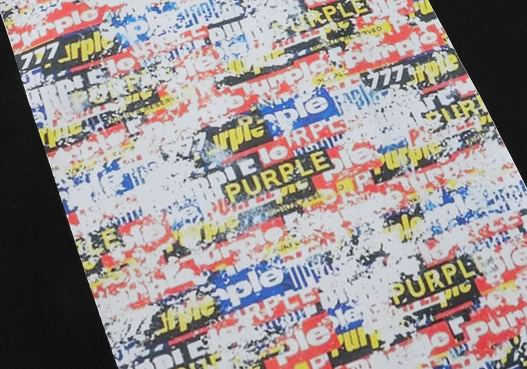 Purple 2023 new fashion T-shirt short sleeves