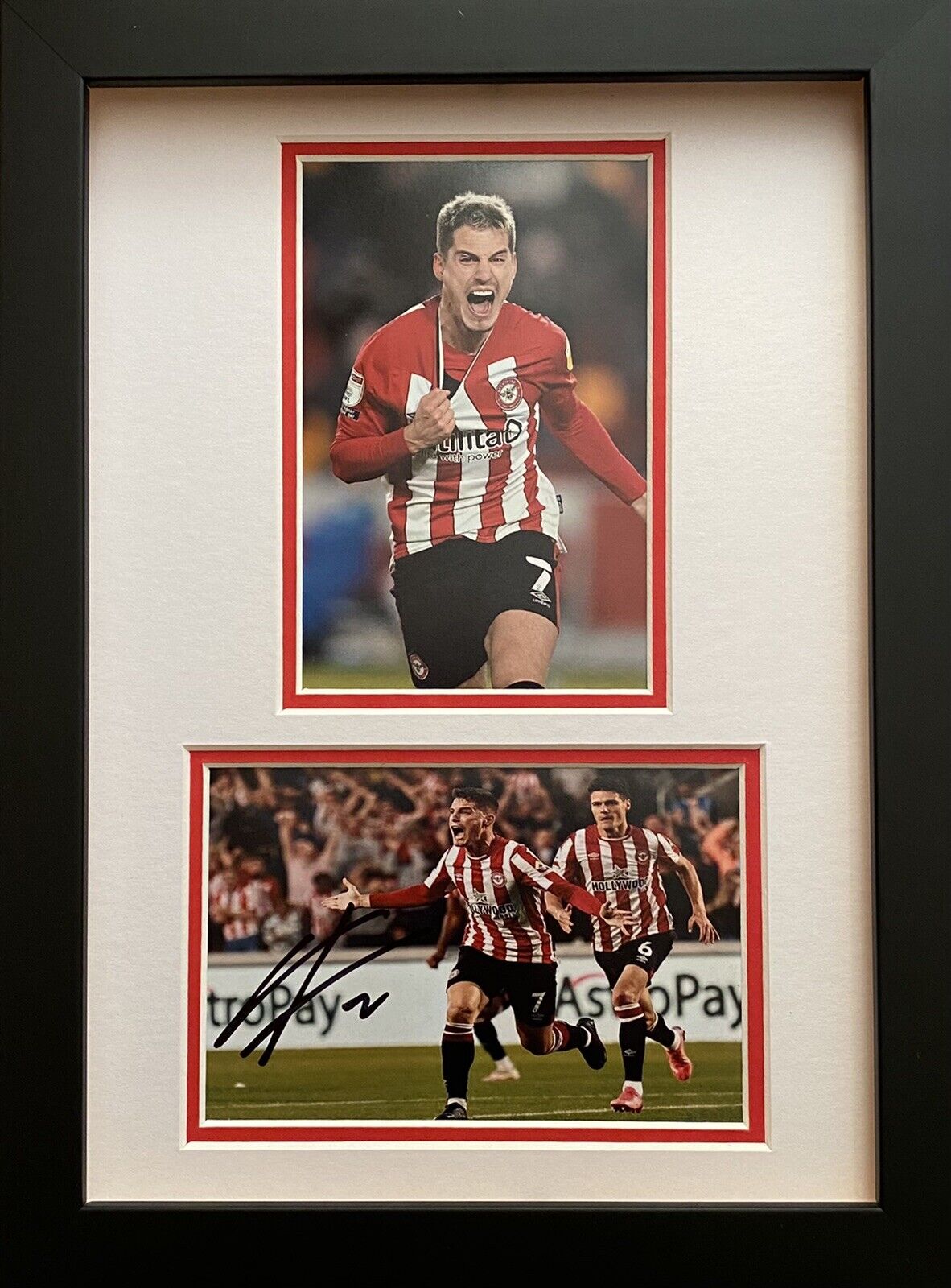 Sergi Canos Genuine Signed Brentford Photo Poster painting In A4 Frame Display, See Proof