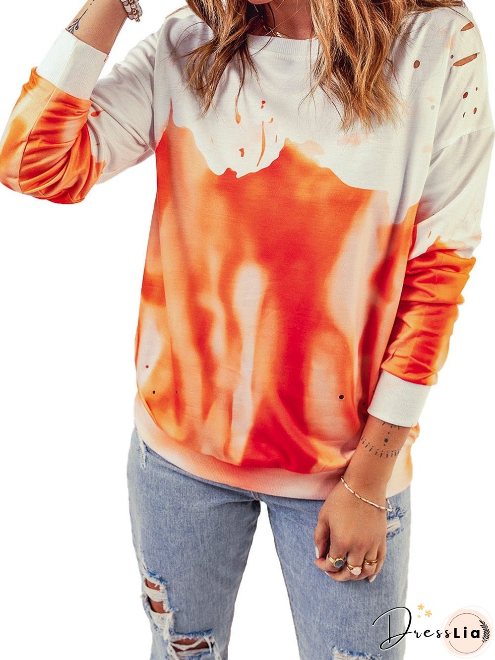 Comfortable Tie-Dye Sweatshirt