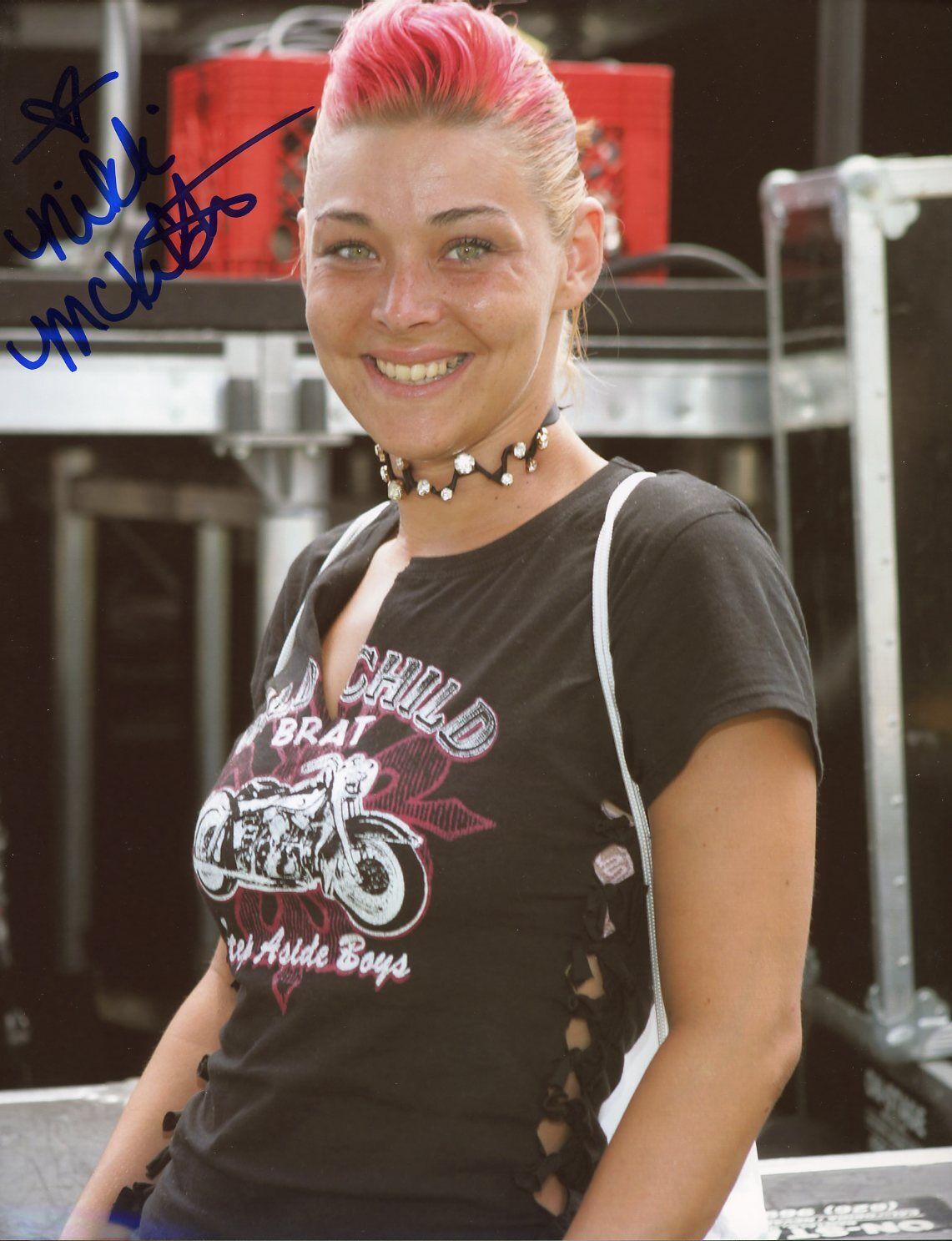 Nikki McKibbin autographed 8x10 American Idol In Person Hot #1