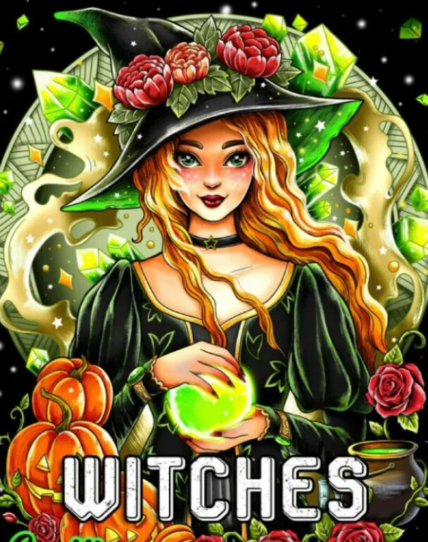 Halloween Witch 40*50CM(Canvas) Full Round Drill Diamond Painting gbfke