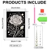 Diamond Painting-DIY Special Shaped Drill Pearl Painting Rose(30x40cm)
