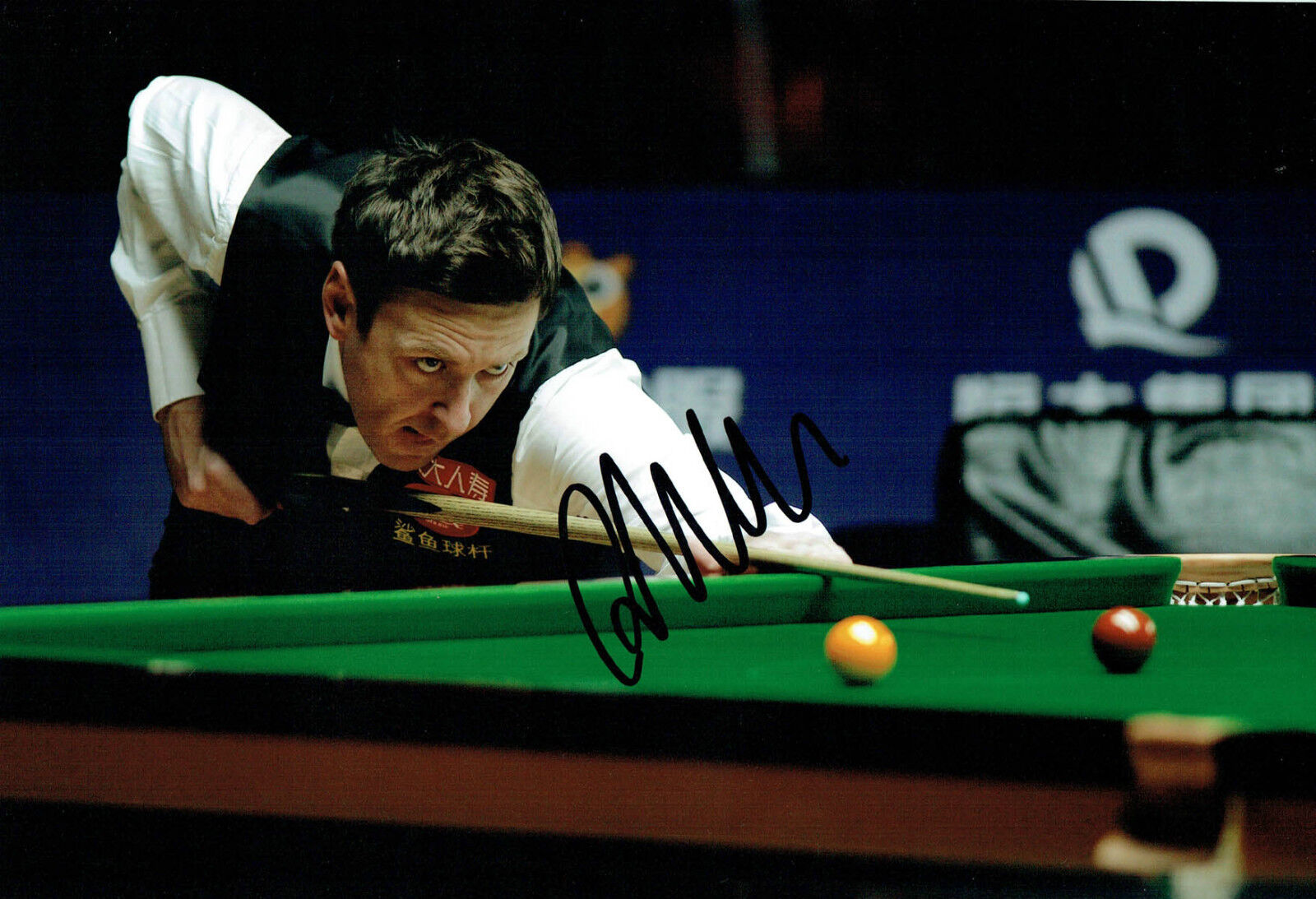 Ricky WALDEN 2017 Signed Autograph Photo Poster painting A SNOOKER Sheffield Crucible AFTAL COA