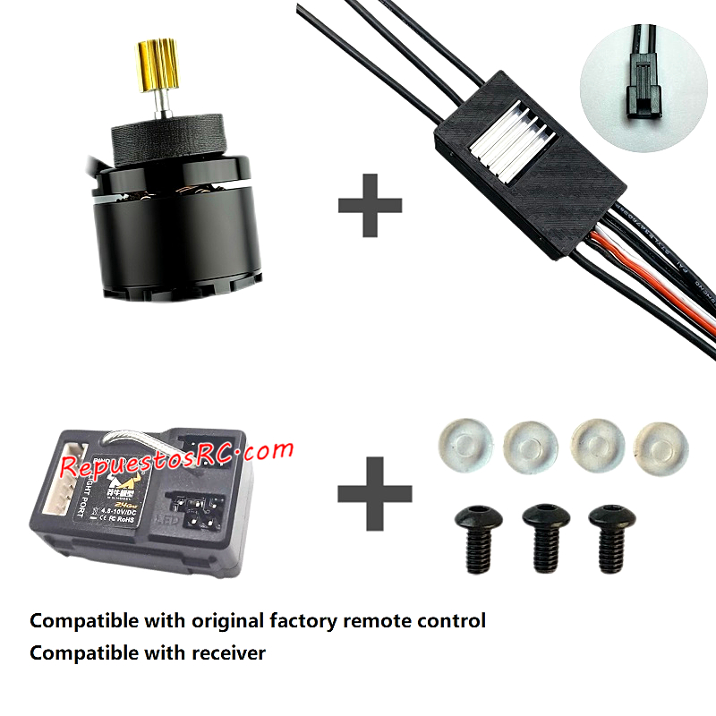 MN Model MN333 MN111 Accesorios de Actualizaci&oacute;n Receptor ESC Motor