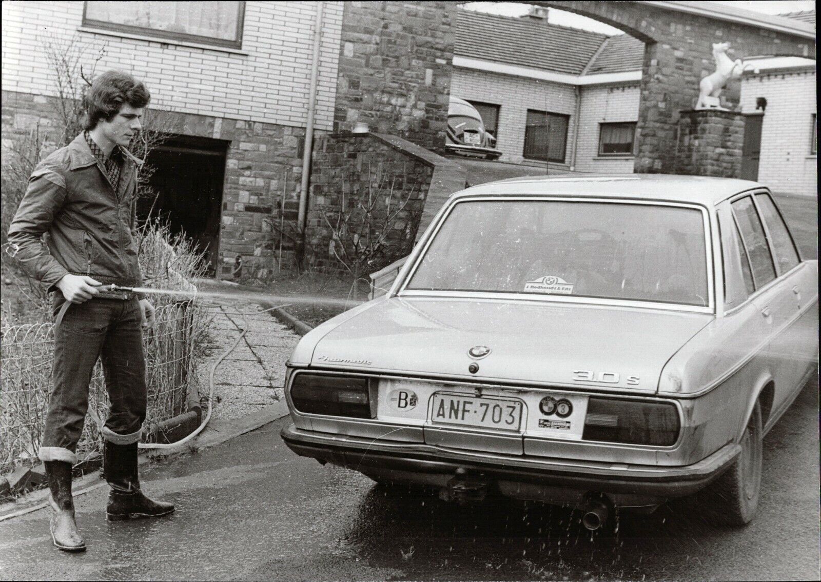 Heintje - BMW 3.0 S - Vintage Press Photo Poster painting Norbert Unfried (U-6701