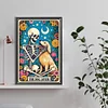 Diamond Painting-DIY Full Round Drill Skull Tarot(40*60M)