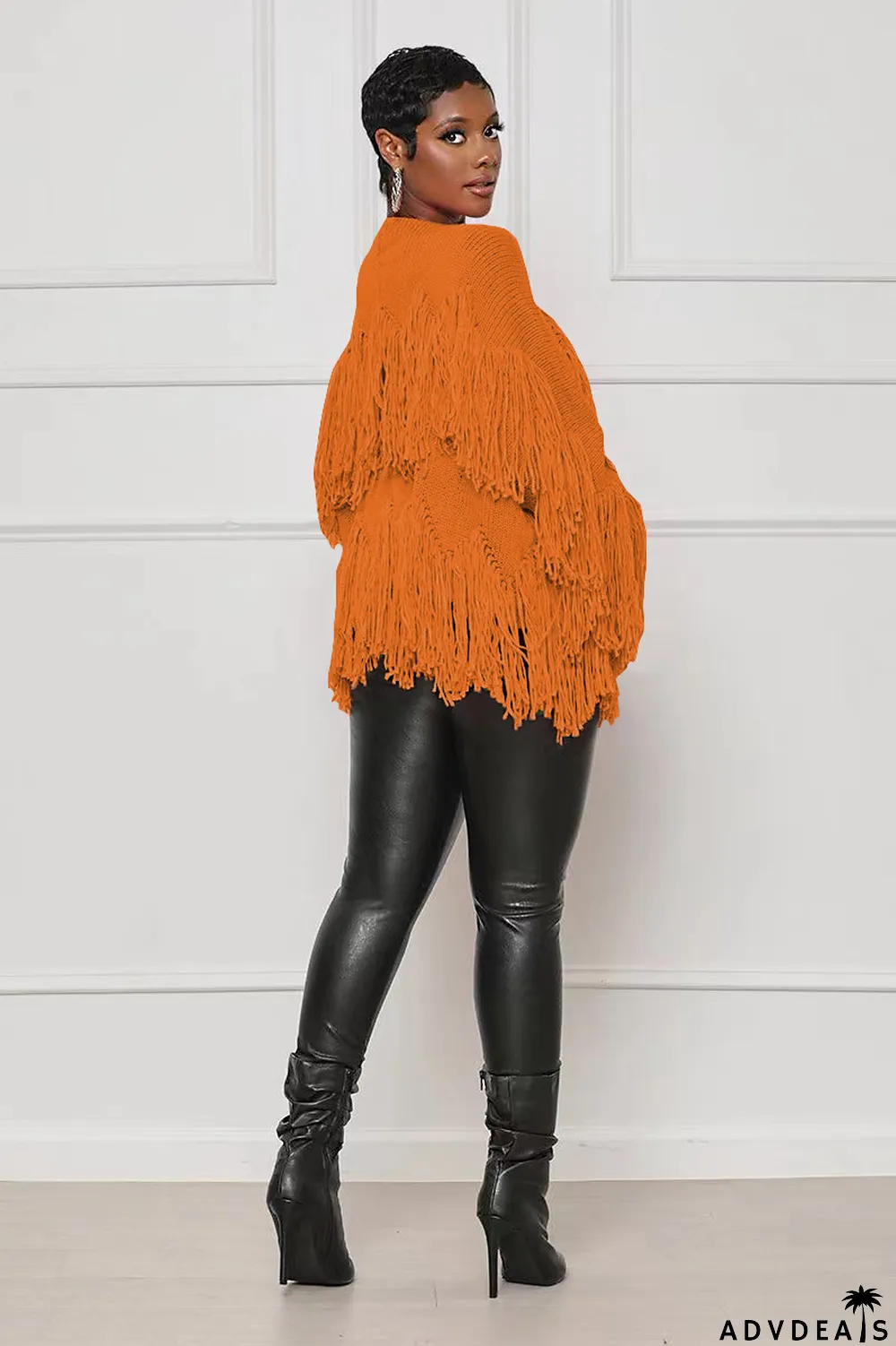 Solid Knits Tassel Cardigan Coat