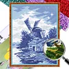 9CT Full Beaded Cross Stitch Kit - Scene(24*35cm)、[Everydayedeals]